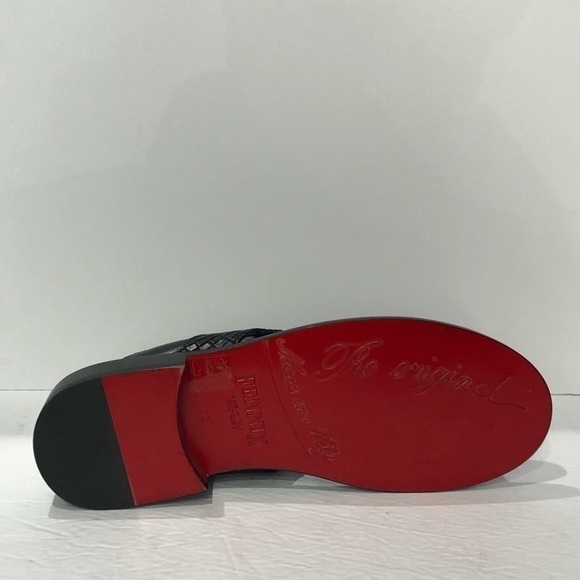 Fennix Italy sandal black leather calf/alligator - Picture 5 of 5